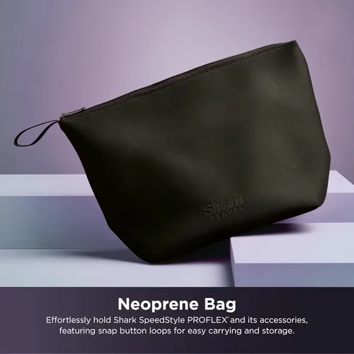 Vista 10 de Shark SpeedStyle Pro Flex HD543PL - Sistema de secador de pelo de alta velocidad de rendimiento profesional con protector de cuero cabelludo