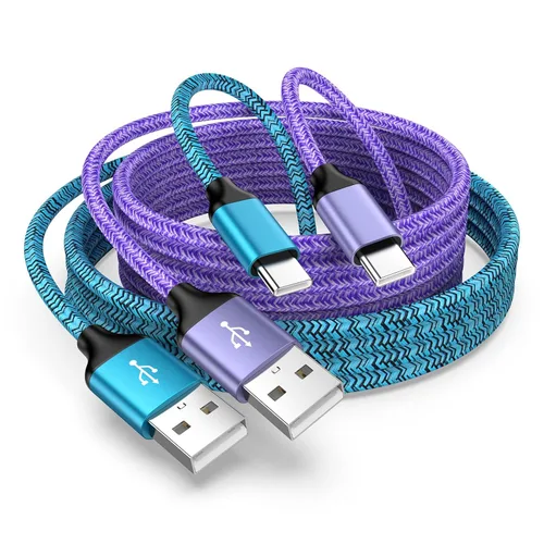 Vista 8 de Cable de carga rápida tipo C de 3 pies, cargador de teléfono Android, cable de alimentación USB C para Moto G Play 2026/G Stylus 5G 2025 2024/G