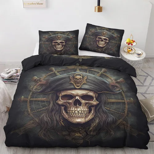 Vista 51 de Funda de edredón de ancla, tamaño individual, juego de cama náutico, 2 piezas, funda de edredón con patrón de microfibra suave con lazos de Ancla