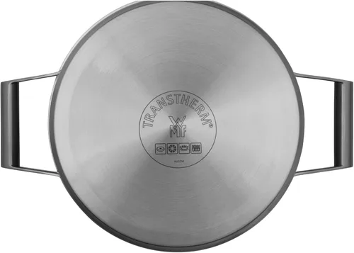 Vista 12 de WMF Comfort Line Advantage - Juego de cacerolas de inducción de 5 piezas con tapa de vidrio, acero inoxidable mate Cromargan, escala, apilable, sin