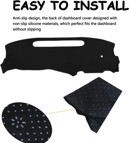 Vista 3 de Cubierta de tablero compatible con Chevrolet S10 Blazer 1998-2005, Chevy, GMC Jimmy Sonoma Envoy Olds Oldsmobile Bravada