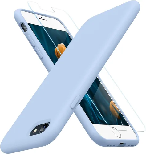 Vista 277 de Miracase Funda ultradelgada diseñada para iPhone SE 2022 (3ª generación)/iPhone SE 2020 (2ª generación)/iPhone 7/iPhone 8 con protector de pantalla