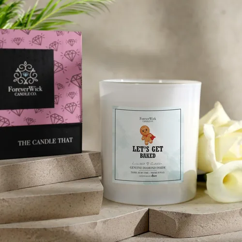 Vista 36 de Vela sorpresa de algodón de azúcar de unicornio + diamante en el interior, velas Foreverwick, velas perfumadas de soja, regalos para mujeres, vela