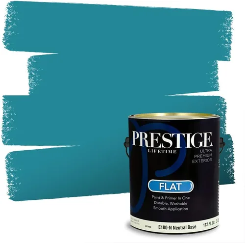 Vista 80 de PRESTIGE Pintura exterior e imprimación en uno, Apalaches, plano, 1 galón