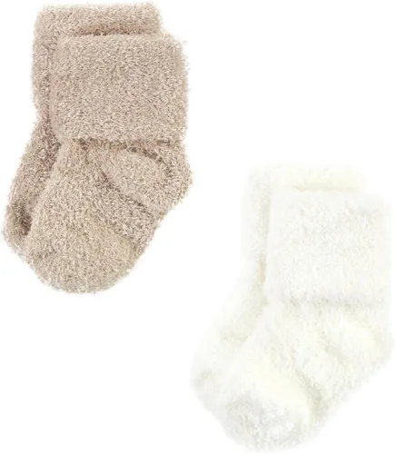 Vista 443 de Hudson Baby - Calcetines de algodón para bebés recién nacidos y Terry para niñas bebés