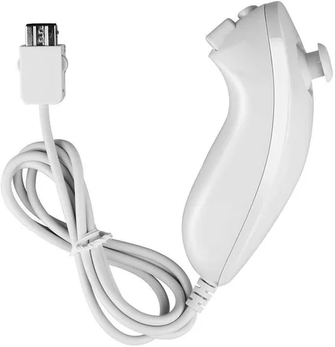 Vista 4 de Lyyes Remote Controller for Wii, Wii Remote and Nunchuck Controllers with Silicon Case and Strap for Wii and Wii U (White)