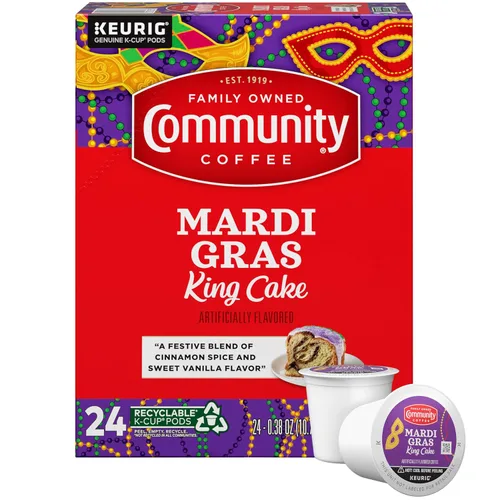Vista 88 de Community Coffee 100% Colombia - Cápsulas de café de tostado medio oscuro, 12 unidades, compatibles con cafeteras Keurig 2.0 K-Cup, caja de 12