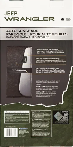 Vista 3 de Plasticolor 003956W01 parasol acordeón específico para Jeep Wrangler