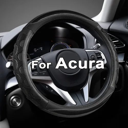 Funda para volante GIANT PANDA para Acura RDX y MDX, funda para volante de automóvil para Acura TLX y TL - Negro