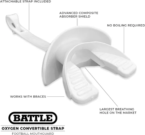 Vista 2 de Battle Sports Science 3d Chrome Predator Oxygen Protector bucal (12MG0000XX)