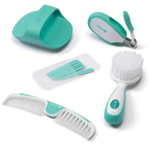 Vista 3 de Safety 1st Kit de salud y aseo para el cuidado del bebé, pirámides aguamarina, talla única