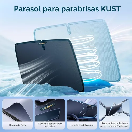 Vista 6 de KUST Persianas de ventana de automóvil para Toyota RAV4 2019-2024 2025, cubiertas magnéticas de malla transpirable, persianas para ventana lateral