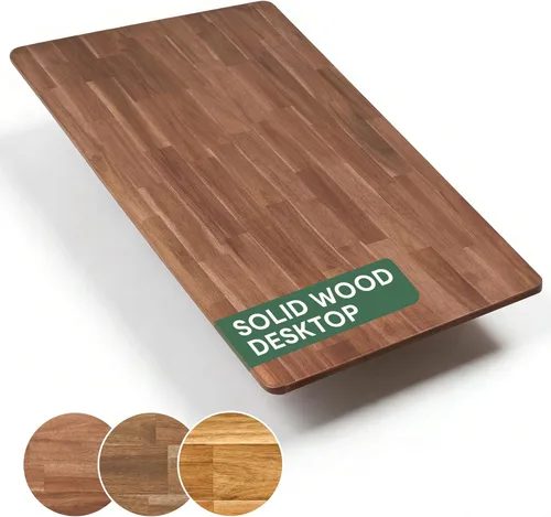 Vista 19 de FLEXISPOT Mesa de Escritorio de una pieza de 102 x 61 cm, escritorio de altura ajustable de 1 pulgada, mesa rectangular de escritorio de 42 cm, Negro