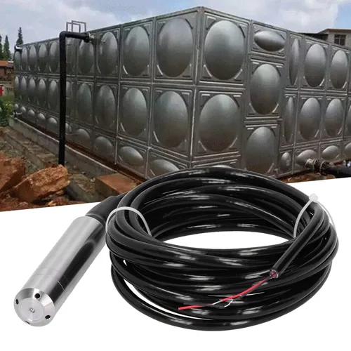 Vista 6 de Transmisor de nivel líquido YB2JF, detector de sensor de nivel de agua de cable de 0.0-32.8 ft 1232VDC 420mA para monitoreo de nivel de agua