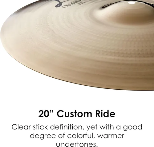 Vista 3 de Zildjian A20518 20 "A Custom Ride Cast Platillo