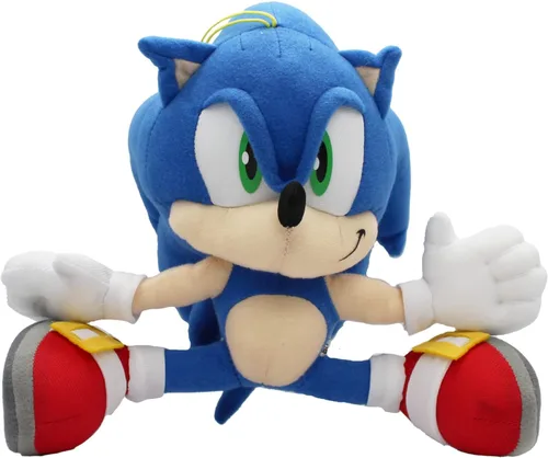 Vista 5 de Great Eastern Entertainment Sonic The Hedgehog - Peluche movible Sonic de 10 pulgadas de alto