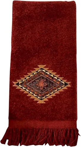 Vista 12 de Avanti Linens - Toalla de dedos, toalla de algodón 100% suave y absorbente, decoración floral para el hogar (jardín de primavera)