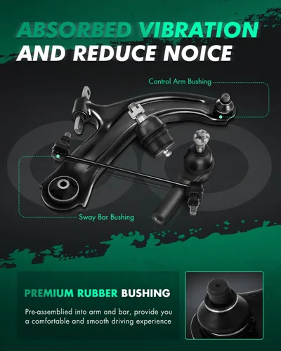 Vista 6 de Scitoo - 2 brazos de control inferior con junta de bola para Hyundai Santa Fe 2001 2002 2003 2004 2005 2006