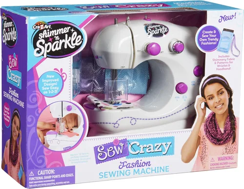 Vista 5 de Coser máquina de coser loca con diadema mágica de lentejuelas NUEVO