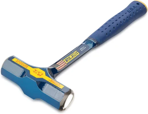 Vista 2 de ESTWING Martillo de ingeniero BIG BLUE - Trineo de 48 onzas con construcción de acero forjado y agarre de reducción de golpes - E6-48E