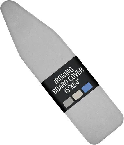 Vista 8 de Iwtmm Funda para tabla de planchar y almohadilla con revestimiento de silicona, acolchado grueso resistente a la quemadura, resistente para uso Azul