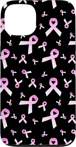 Vista 7 de Pink Ribbon Pattern Mestastatic Breast Cancer Awareness Case for iPhone 17