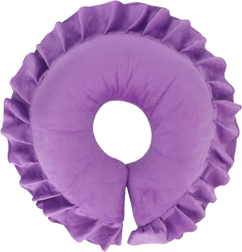Dioche Almohada de boca abajo, suave spa salón masaje cara, mesa de cama, almohada para el cuello de la cabeza, almohadilla de viaje para el cuello