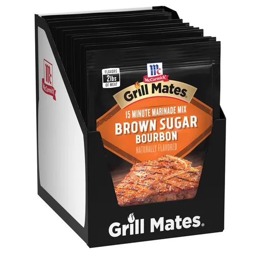Vista 22 de McCormick Grill Mates Mezcla de adobo de bourbon de azúcar morena, 1.25 onzas