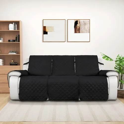 Vista 2 de PureFit Fundas de Sofá Reversibles Resistentes al Agua para Sofá Reclinable de 3 Asientos - Funda Antideslizante para Sofá Reclinable Dividido de 3