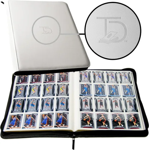 Vista 11 de TopDeck Carpeta de 1000 Cartas - Portafolio TCG - Carpeta de 16 Bolsillos para Cartas - Carpeta sin Anillos Compatible con Cartas de Pokémon Negro