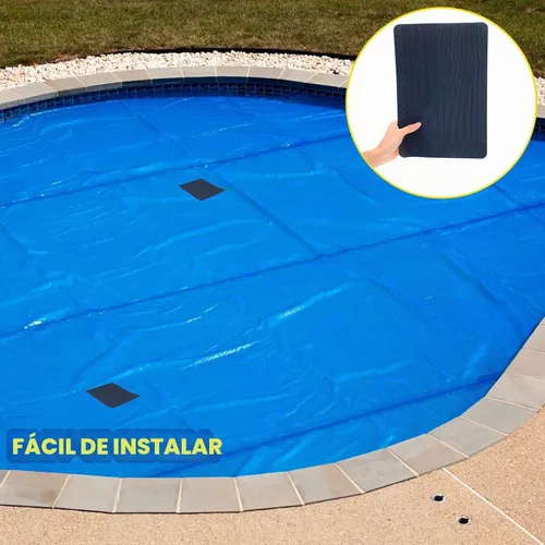 Vista 6 de Treela Kit de parche de cubierta de seguridad para piscina, 6 piezas, kit