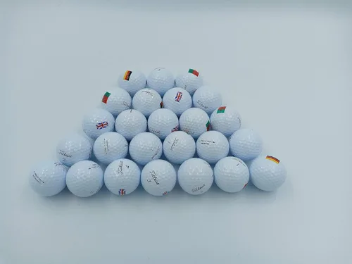 Vista 2 de Titleist Pro V1x Mint - Pelota de golf reacabada, color blanco, el paquete puede variar