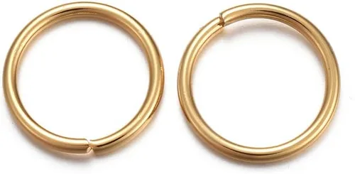 Vista 27 de HDSupplies 100 anillos de acero inoxidable 304 en tono negro, calibre 18 de 0.236 in (0.039 pulgadas de grosor)