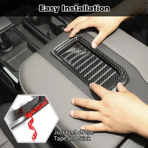 Vista 5 de Funda organizadora para reposabrazos central interior Chevy Silverado compatible con Chevy Silverado 2019+ /Suburban 2020+ /Tahoe 2021+ /GMC Yukon