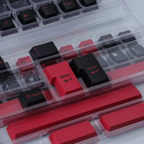Vista 8 de Hyekit Teclas de 172 teclas personalizadas, juego de teclas ABS de doble disparo, perfil de cereza de 6.25u, 7U, para interruptores Cherry Gateron