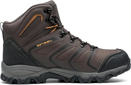 Vista 3 de NORTIV 8 - Botas de senderismo para hombre, impermeables, ligeras, para exteriores, mochileros, senderismo
