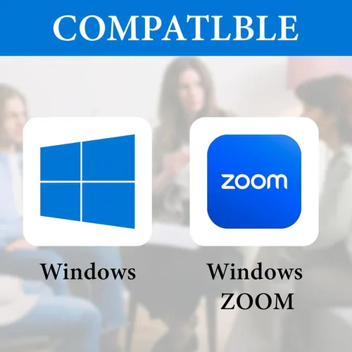 Vista 4 de Geekria Controlador de silencio de reunión RGB compatible con la aplicación Windows Zoom, silenciar/desactivar audio de micrófono, video