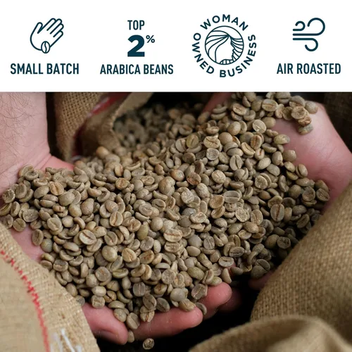 Vista 6 de Door County Coffee - Café en grano entero con sabor a amaretto, bolsa de 5 libras, tostado medio, 100% arábica especial, gourmet, con sabor a licor