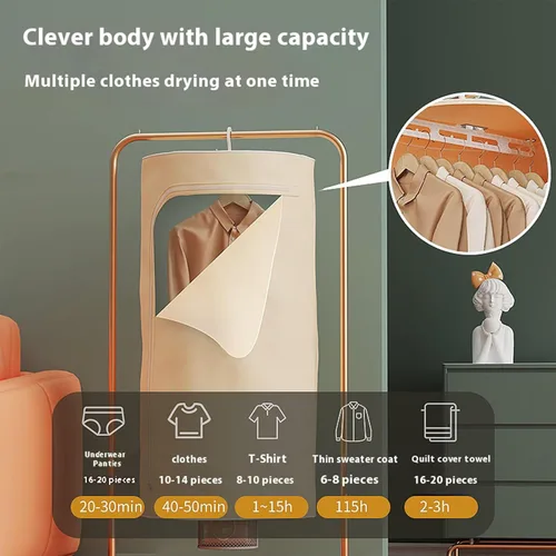 Vista 4 de 3 in 1 Multifunctional Laundry Folding and Ironing Machine, Shoe Dryers for Sneakers, Heaters for Indoor Use Clothes Dryer Shoe Dryer Heater for