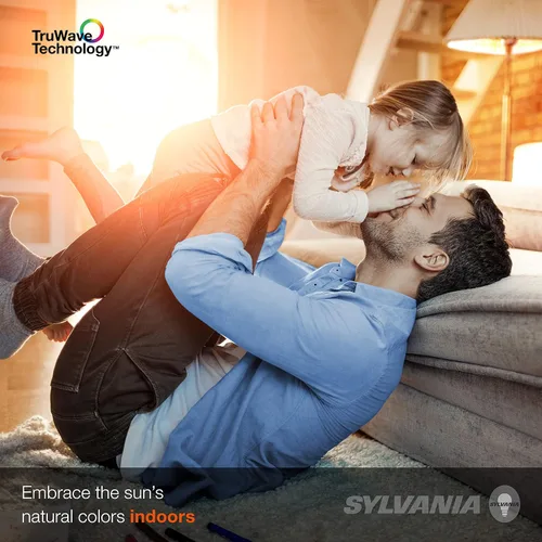 Vista 5 de SYLVANIA - Bombilla LED TruWave Natural Series BR30, equivalente a 65 W, eficiente 7 W, base media, regulable, 650 lúmenes, esmerilada, 2700 K