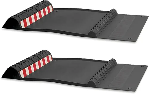 Vista 12 de Maxsa 37356-RS Park Right - Tapete de estacionamiento de 21 x 11 x 2 pulgadas, color amarillo, exclusivo de Amazon