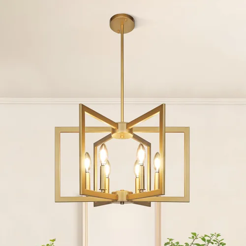 Vista 14 de Mini moderna iluminación colgante dorada de granja para isla de cocina, lámpara industrial ajustable para entrada colgante para pasillo, dormitorio