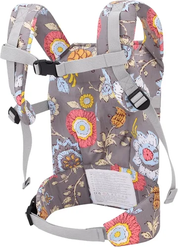 Vista 3 de Bebamour Portabebés original Reborn para muñecas y juguetes para muñecas para niñas y niños (gris A)