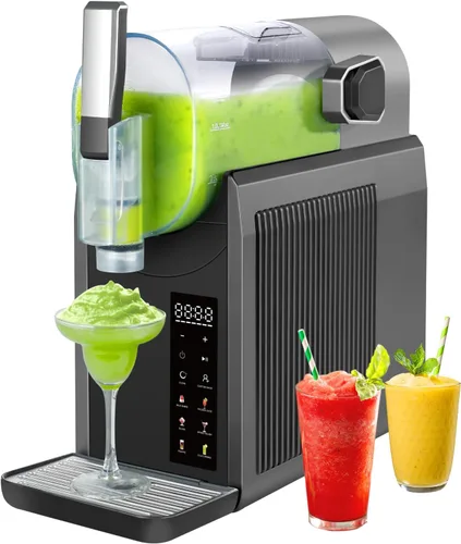 Máquina de granizado para el hogar, máquina de bebidas congeladas con 7 programas preestablecidos y limpieza automática, fabricante de granizado