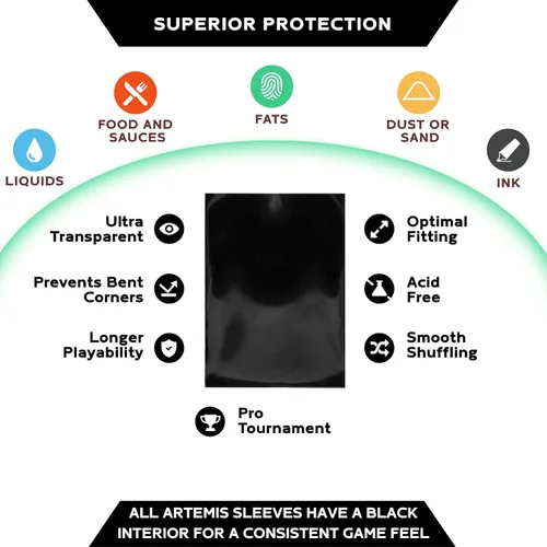 Vista 4 de Quiver Time Cajas para mazos de cartas de intercambio y paquete de fundas para cartas, compatibles con cartas de Magic: the Gathering y otros TCG