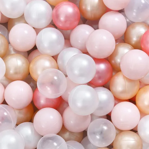 Vista 29 de Paquete de 100, 200, 500 pelotas para alberca de bolas, set de estrellas y redondas, sin BPA, sin ftalatos, no tóxico, a prueba de aplastamiento