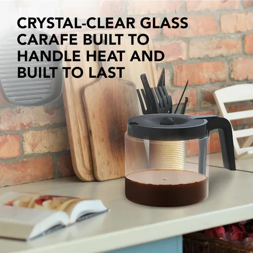 Vista 6 de Jarra de café de 12 tazas compatible con Keurig K-Duo Essentials, K Duo Hot & Iced – NO encajará en Keurig K-Duo Single Serve