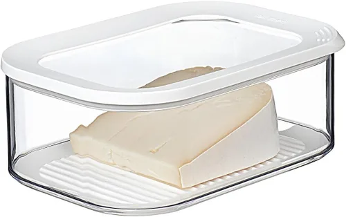 Vista 4 de Rosti Caja de almacenamiento con tapa transparente - Capacidad de 2000 mililitros, Caja para queso.