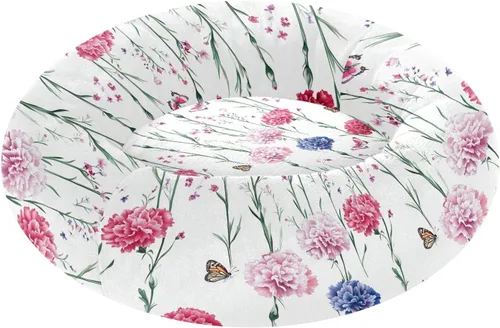 Pet Dog Beds Warm & Cozy Fluffy Cat Cave Bed for Medium Size Pets Sleeping XS Safaris Carnation White