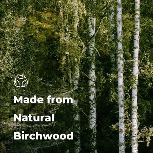 Vista 7 de Makerstep 1000 agitadores de café de madera de 5.5 pulgadas con caja de almacenamiento, palos de café de madera de abedul natural resistente.